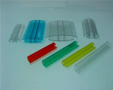 Polikarbonato U tvirtinimo juosta 16 mm